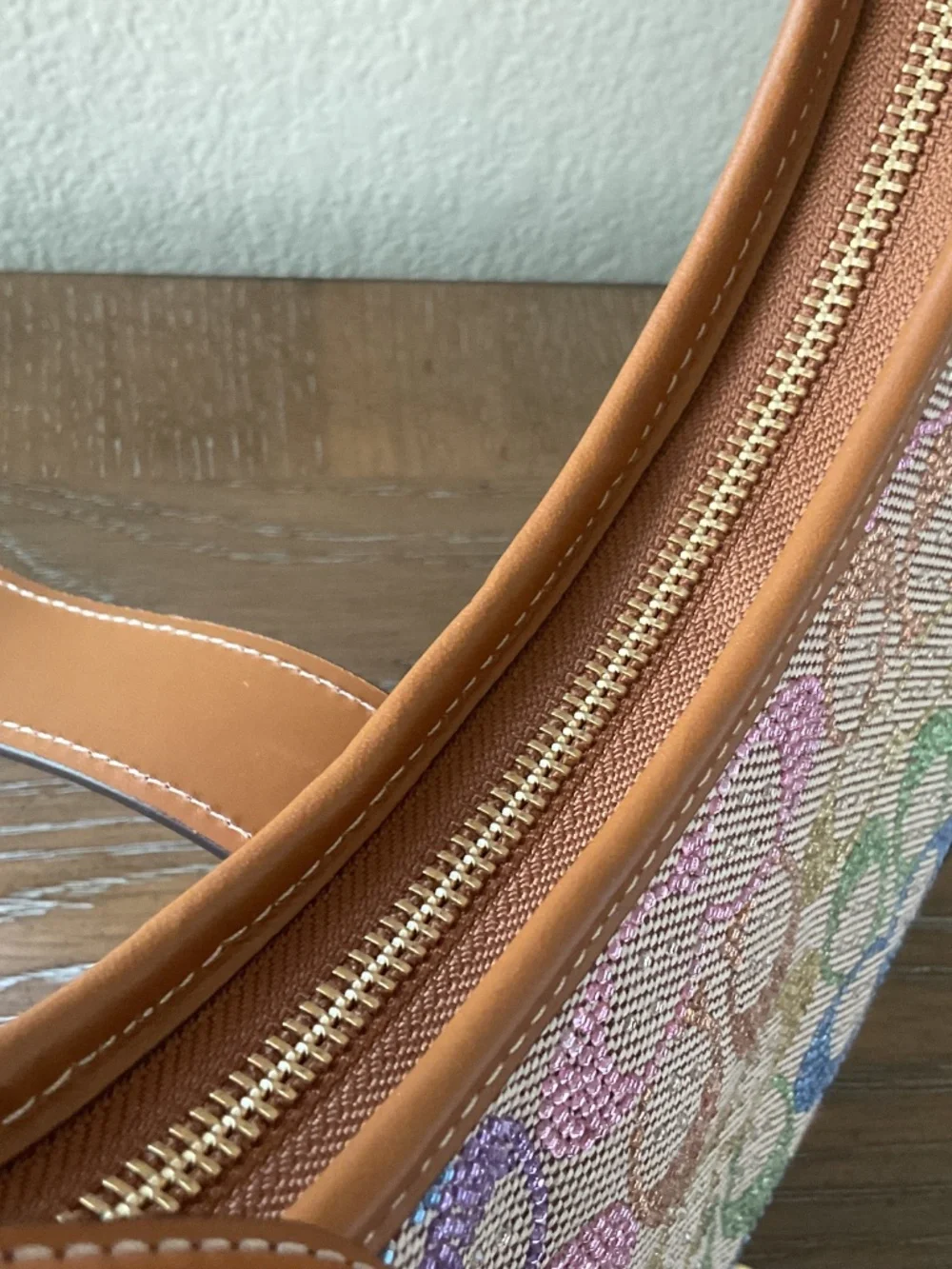 Coach rainbow crystal Hampton in signature jacquard - Picture 12 of 15